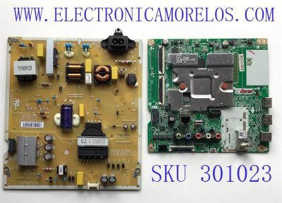 KIT DE TARJETAS PARA TV LG / MAIN EBT66447502 / EAX69083603(1.0) / FUENTE EAY64948701 / EAX67865201(1.7) / PANEL NC550DGG-ABGP1 / MODELO 55UN6950ZUA.BUSFLKR	